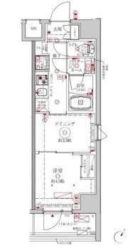 クレイシアIDZ川崎ザ・テラスの間取り画像