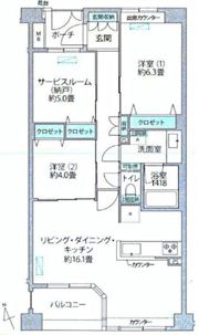 アルス鎌倉御成町の間取り画像