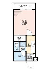 サンワハイツ柏の葉の間取り画像