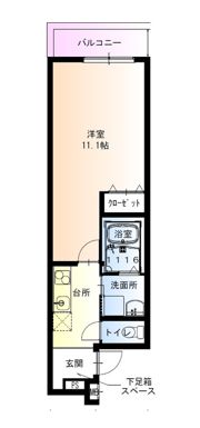 フジパレス紀伊中ノ島ウエストの間取り画像