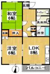 メゾン藤ヶ丘の間取り画像