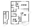 VILLA AMITY Eの間取り画像