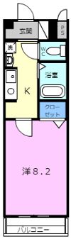 フィールドコートの間取り画像