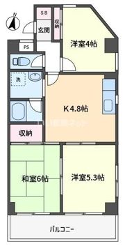 カサハラビル湘南台の間取り画像