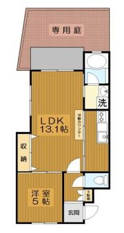 プリティ双葉の間取り画像