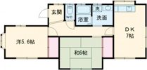白子町五井貸家の間取り画像