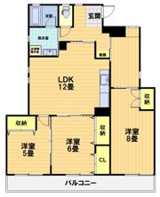 フラット8の間取り画像