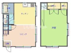 廣野貸家の間取り画像