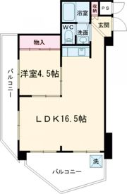 甲南メゾン春日の間取り画像