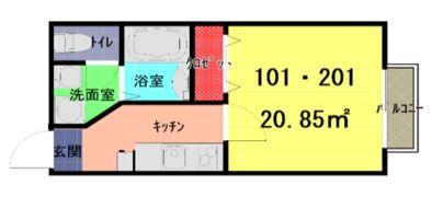 禅-VOLPE-の間取り画像