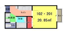 禅-VOLPE-の間取り画像