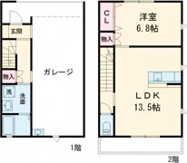 フローリッシュⅡ（ガレージハウス）の間取り画像