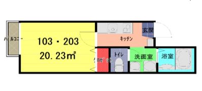 禅-VOLPE-の間取り画像