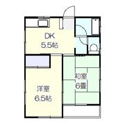 コーポさくらBの間取り画像
