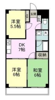 コーポ清水の間取り画像