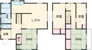 みずほ台貸家の間取り画像