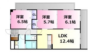 プロスペリティNakamuraの間取り画像