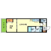 D porta cerezoの間取り画像