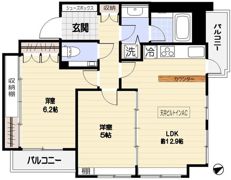 ファミール新宿グランスイートタワーの間取り画像
