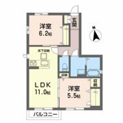 コーナス 南材IIの間取り画像