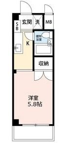 第一レジデンス白鳥の間取り画像