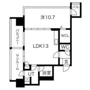 さくらHills NISHIKI Platinum Residenceの間取り画像