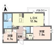 ツカバ レジデンスの間取り画像