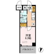 カスタリア武蔵小杉の間取り画像