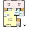 サニーフラット Aの間取り画像