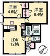 スカイランド B棟の間取り画像
