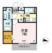 フラット明大前の間取り画像
