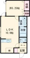 PrendreⅡの間取り画像