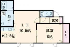 クレッセント2・2の間取り画像