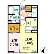 (仮称)D-ROOM 笹賀の間取り画像