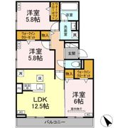 D-avance今本町Aの間取り画像