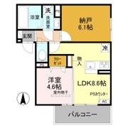 グランナッシム西京極の間取り画像