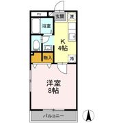 ライフ西市の間取り画像
