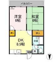 Mコーポの間取り画像