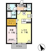 エクレール グランデ A棟の間取り画像