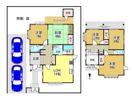 五条一戸建の間取り画像