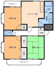 ヴァン・ヴェール久米の間取り画像