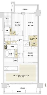 LEON篠崎の間取り画像