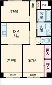 イーストヤマナシの間取り画像