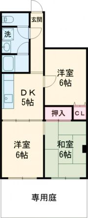 サニーハイツ上祇園の間取り画像
