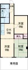 サニーハイツ上祇園の間取り画像