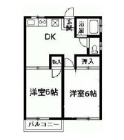 アカギ第一ハイツの間取り画像