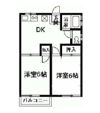 アカギ第一ハイツの間取り画像