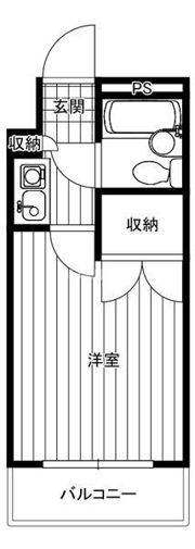キャトルセゾン清新の間取り画像