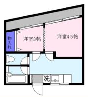 ハイツ北野の間取り画像