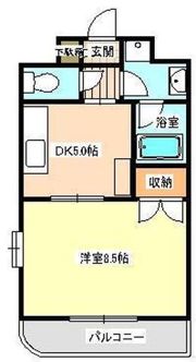 キャッスル水前寺の間取り画像